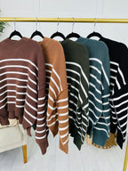Stripe Right Sweater- Multiple Colors!