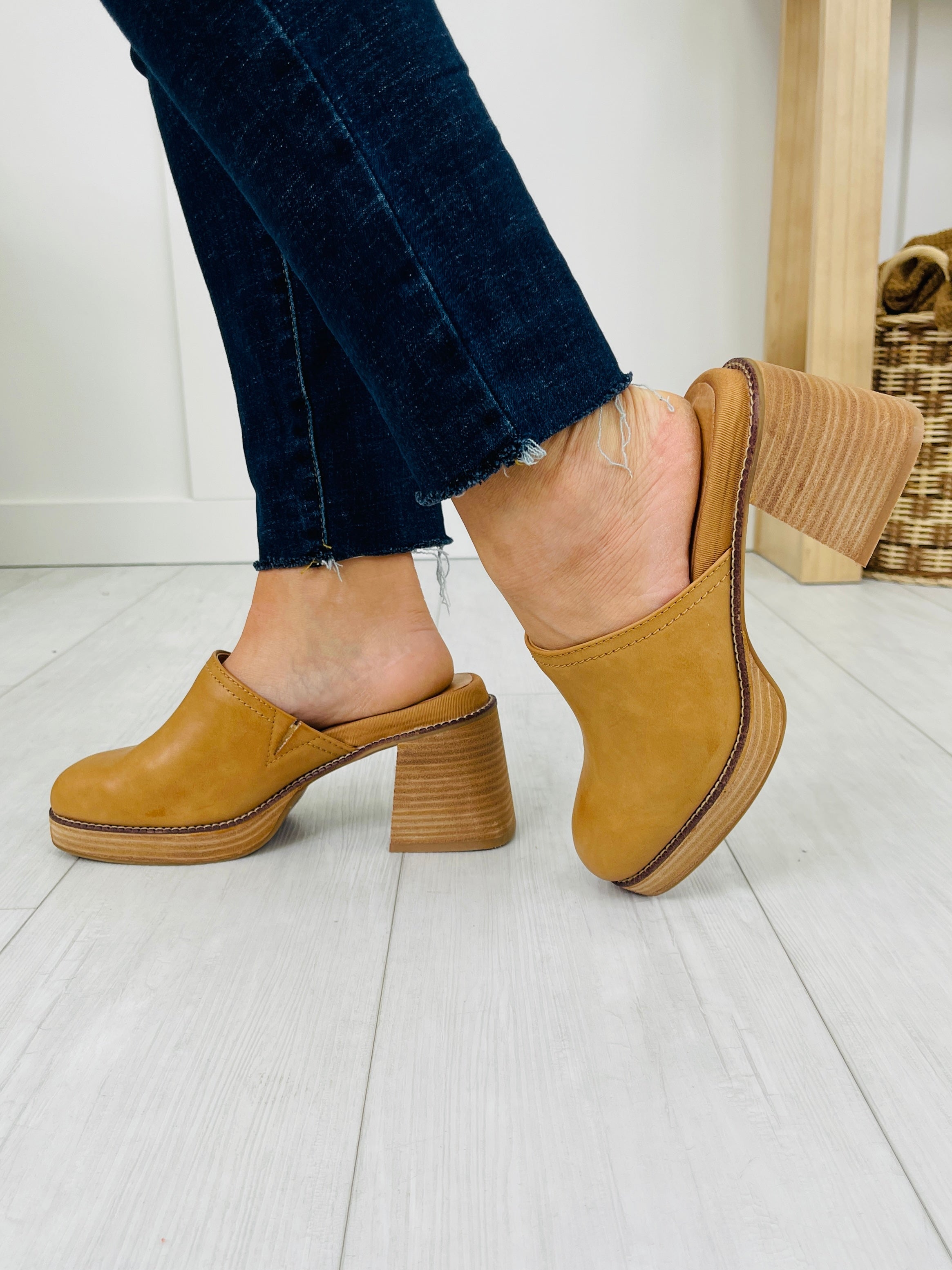 Step Into Forever Clogs in Almond