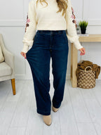 Judy Blue Double Time Wide Leg Jeans