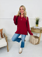 Reset Button Sweater- Multiple Colors!