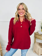 Reset Button Sweater- Multiple Colors!