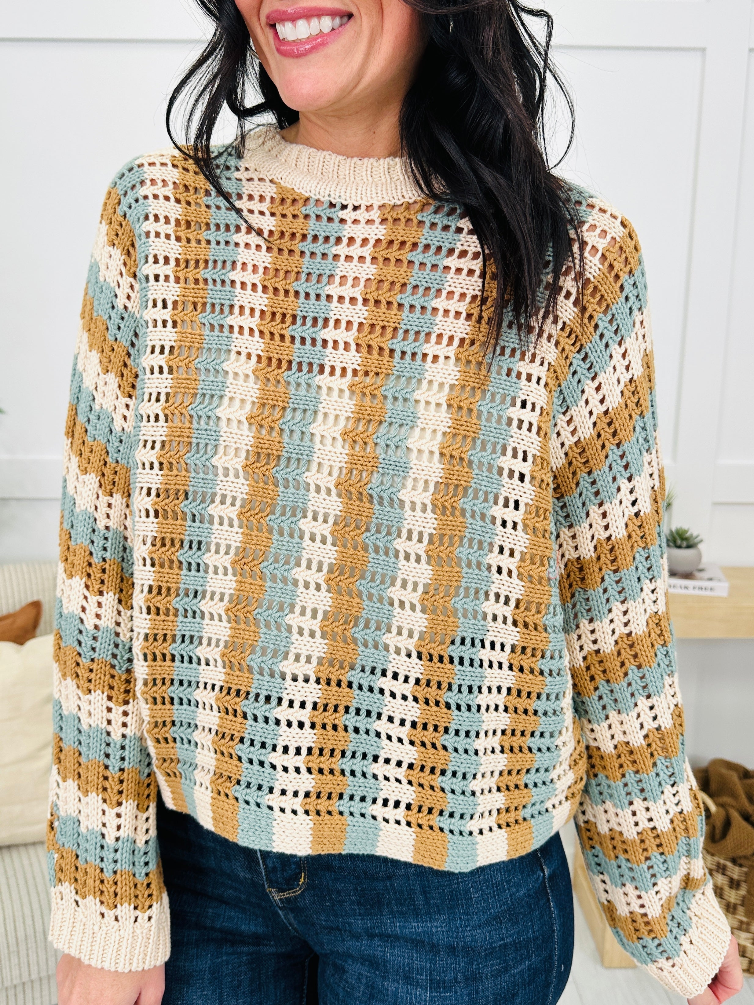 Seamless Horizons Sweater