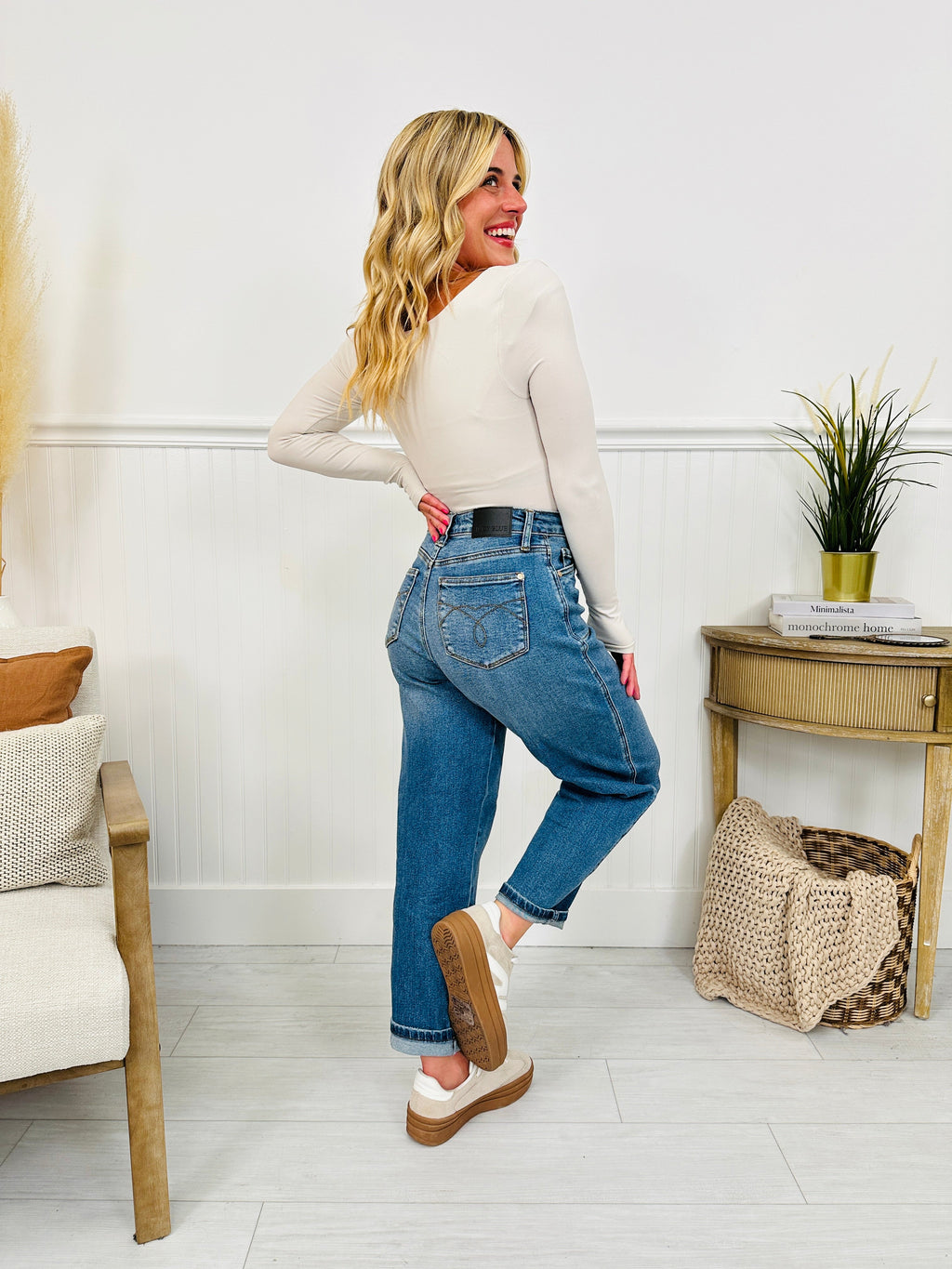 Judy Blue Be Better Barrel Jeans