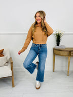 On The Go Tummy Control Wide Leg Jeans