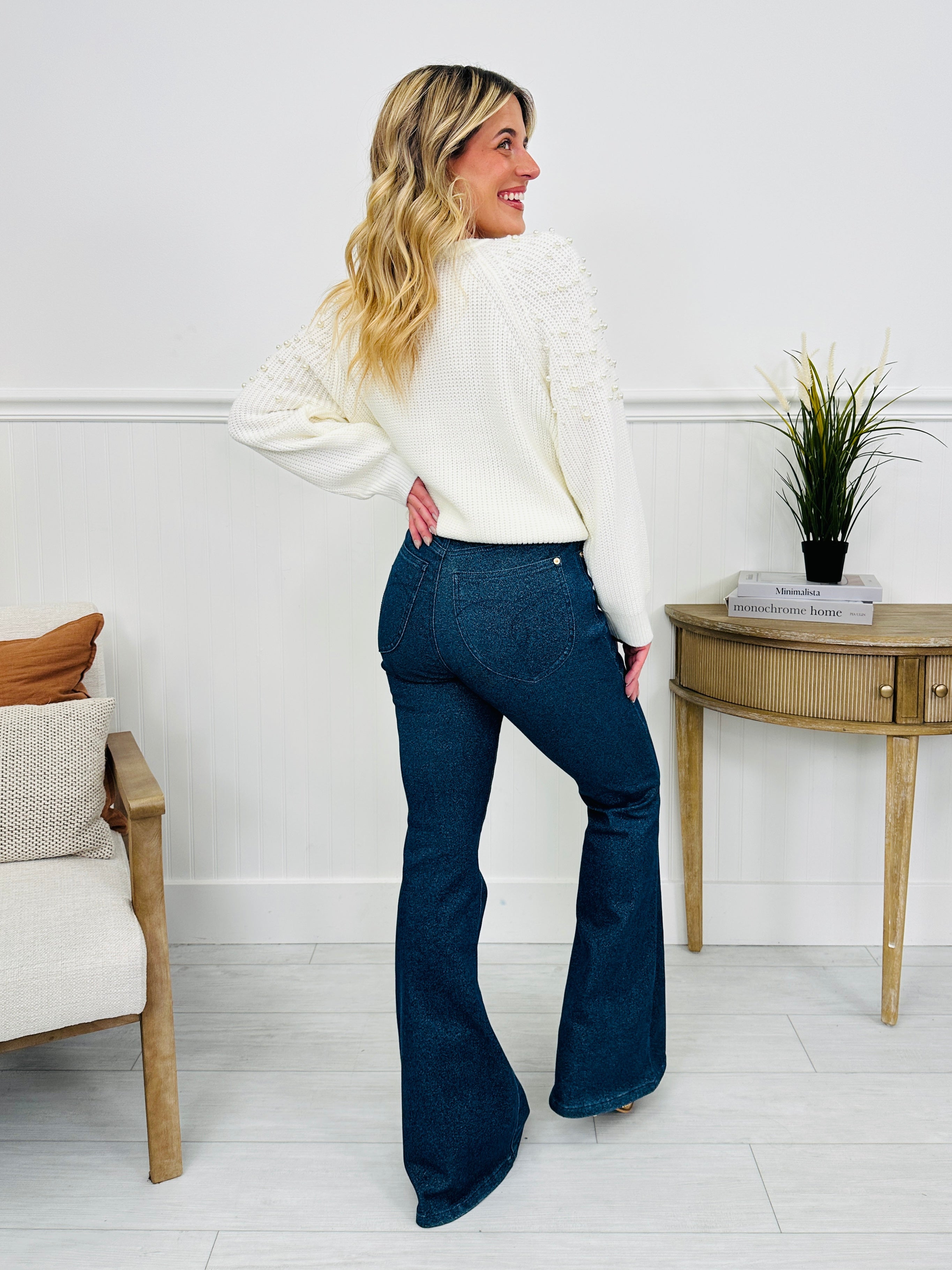 Judy Blue Feeling Glamorous Sparkle Flare Jeans