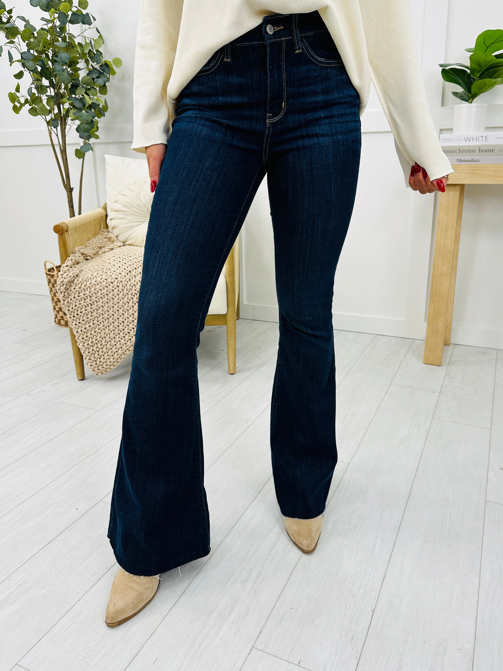 Judy Blue See Ya There Flare Jeans