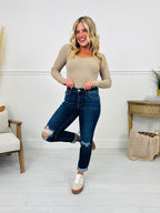 Judy Blue Walk This Way Slim Straight Leg Jeans