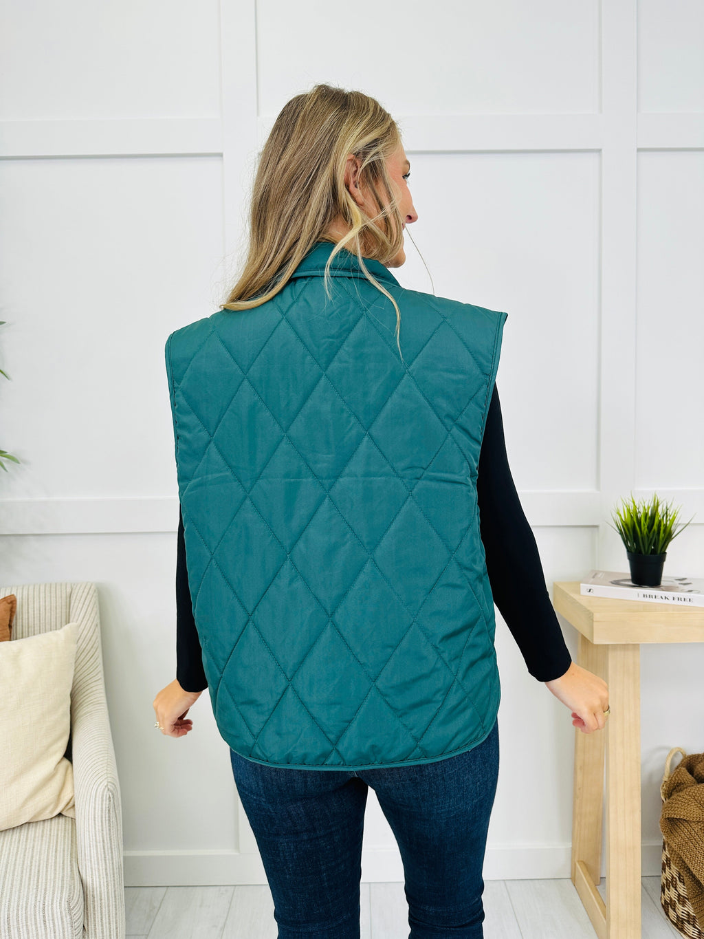 Quilted In The Quiet Vest- Multiple Colors!