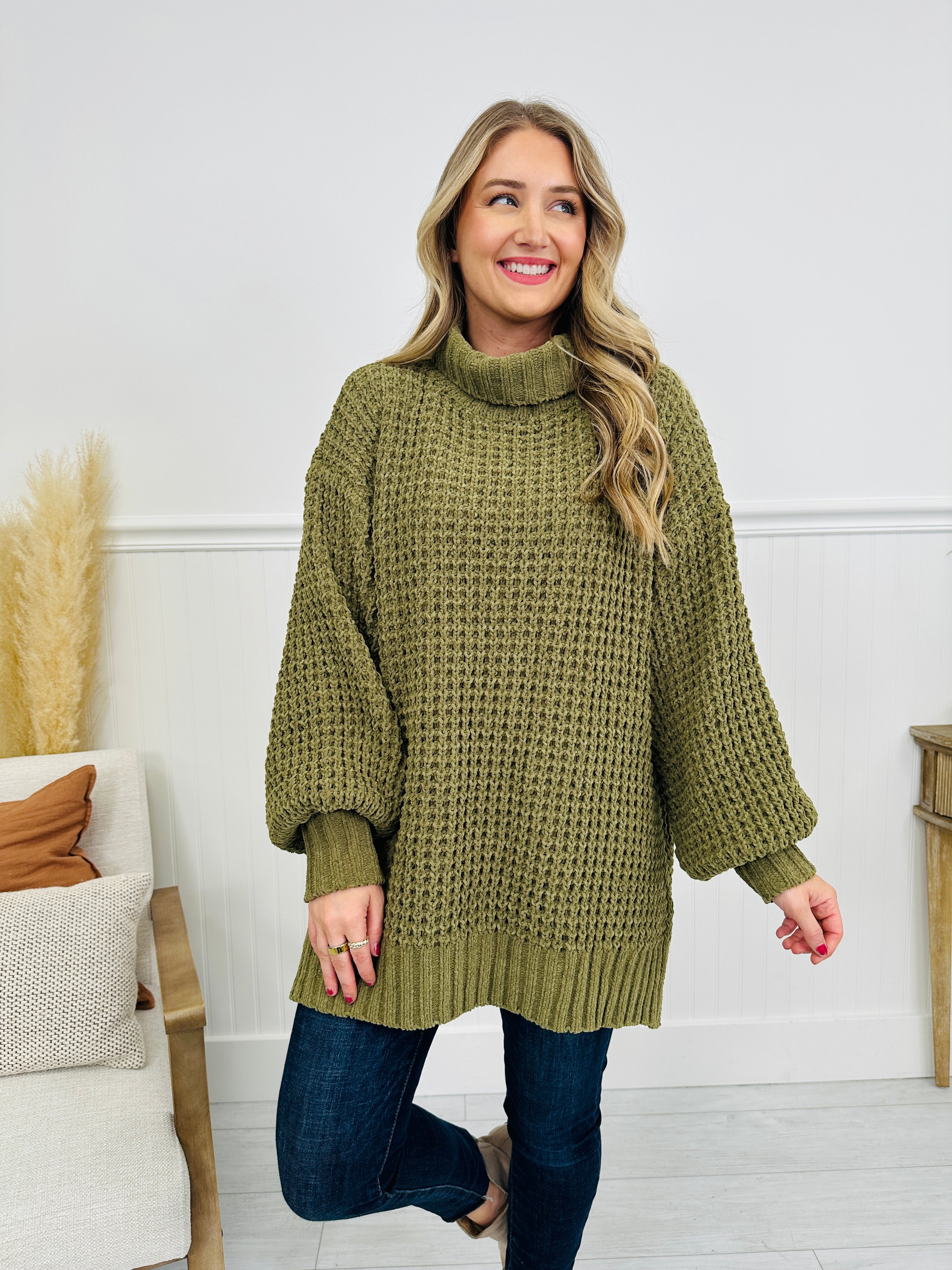 Cozy In Knit Sweater- Multiple Colors!
