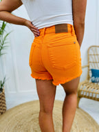 Judy Blue Color Me Happy Garment Dyed Shorts- Multiple Colors in Reg/Curvy