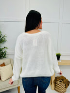 This Kind Of Cozy Sweater in White