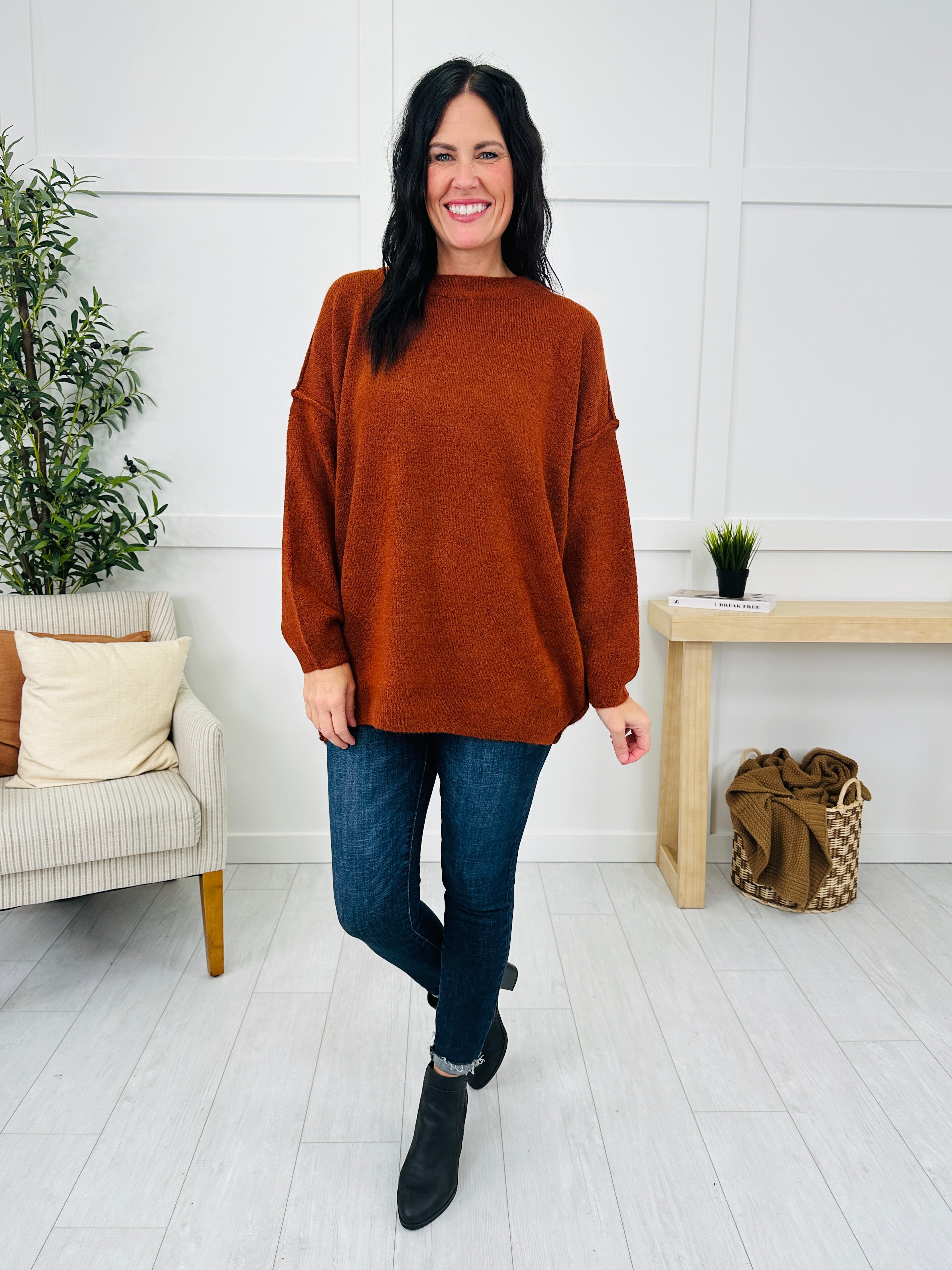 Simple Things Sweater- Multiple Colors!
