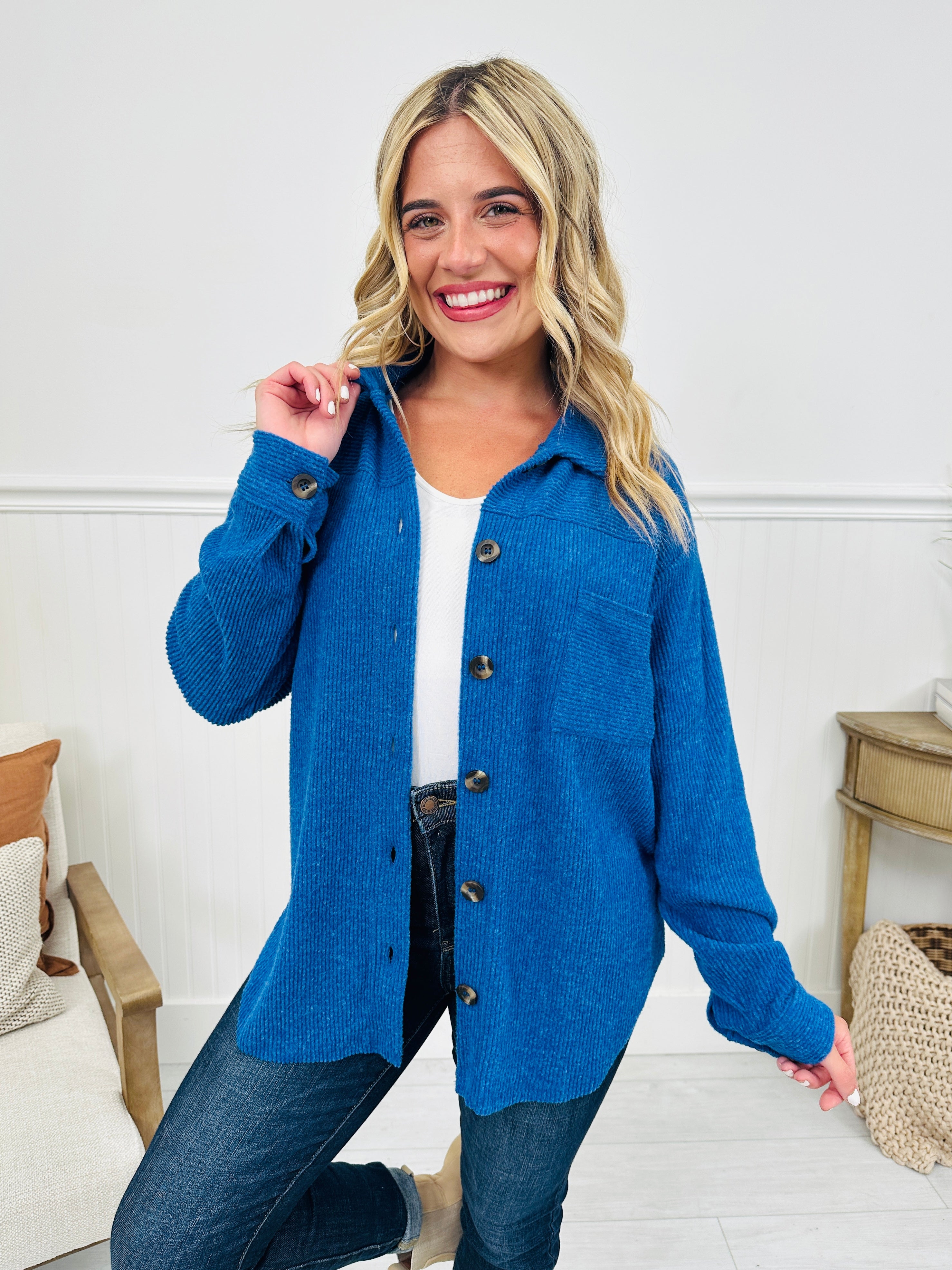 Time To Lounge Shacket- Multiple Colors!