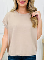 Timeless Textures Top- Multiple Colors!