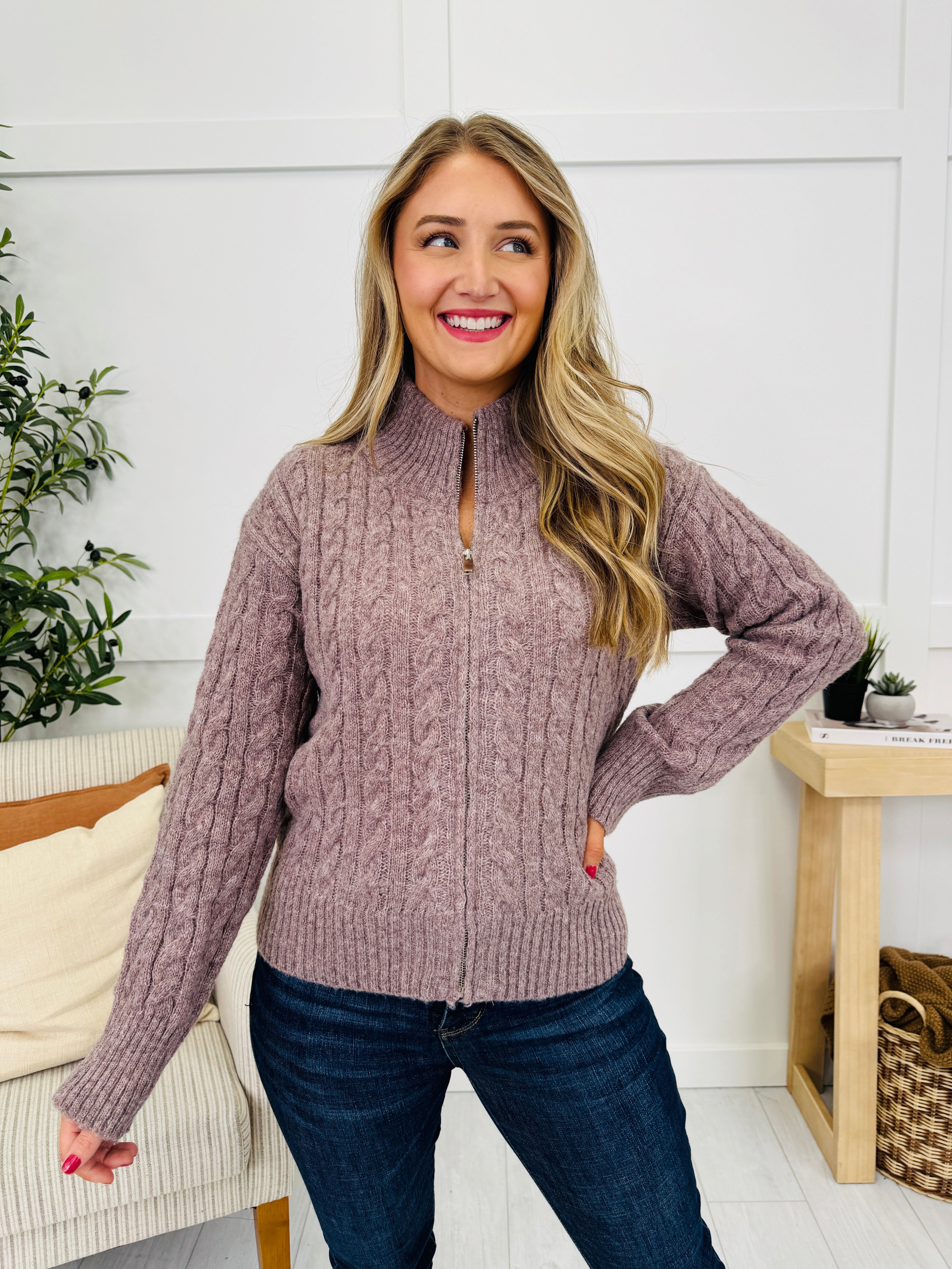 In The Still Of The Night Sweater in Cocoa
