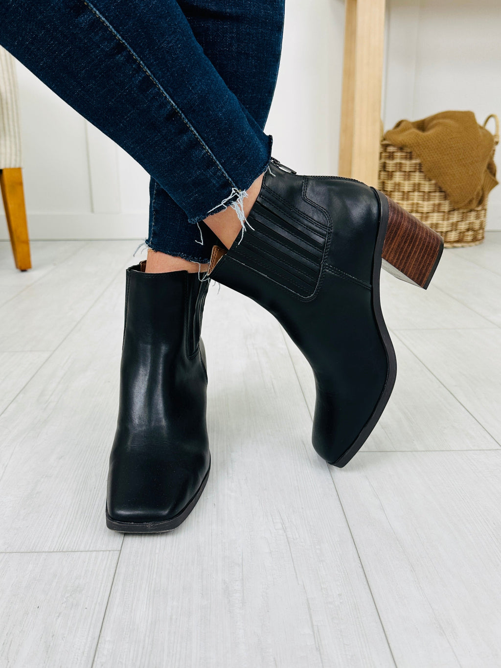 Steady Rise Booties in Black