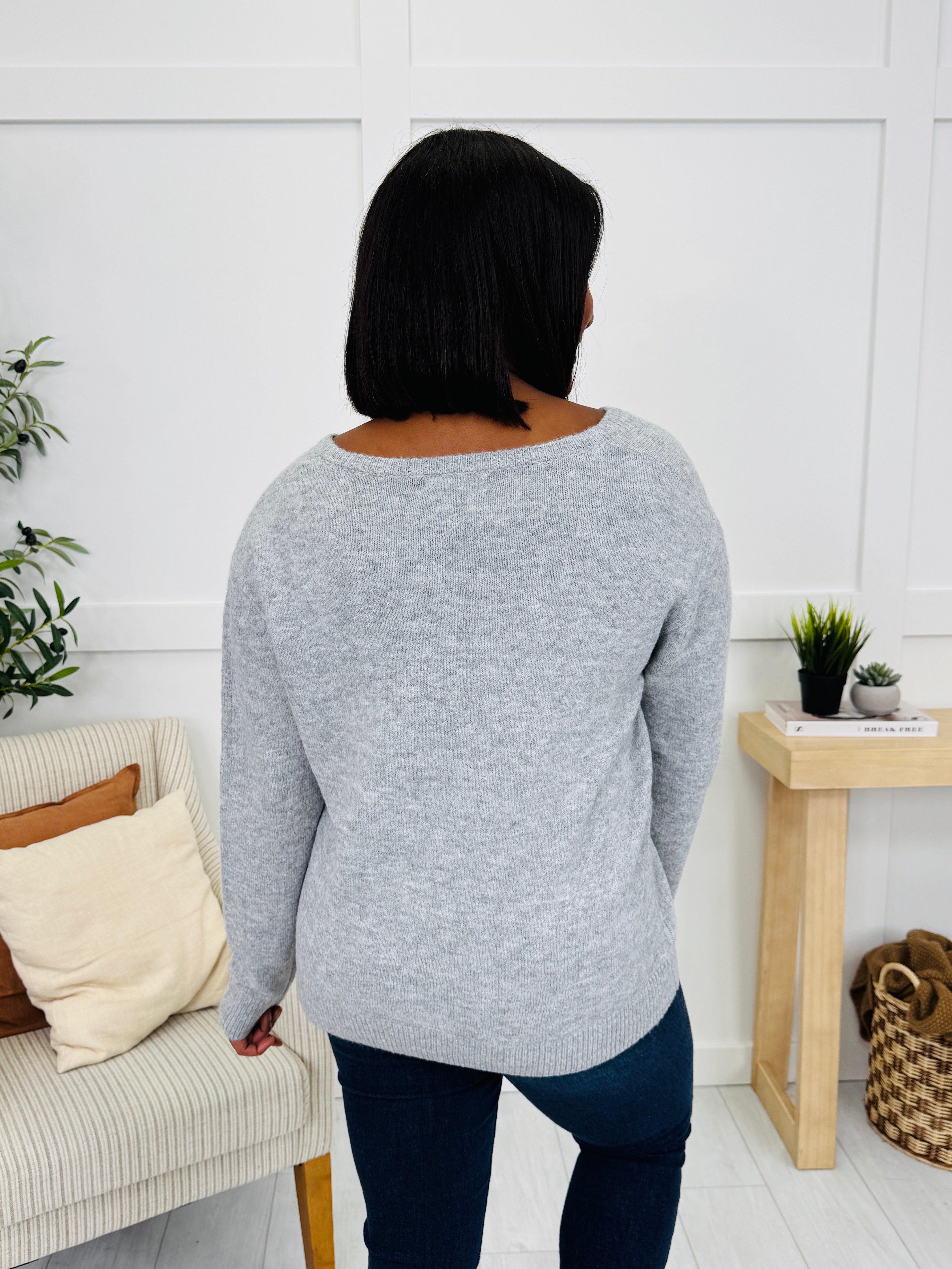 Bundle Me Up Sweater in H Grey