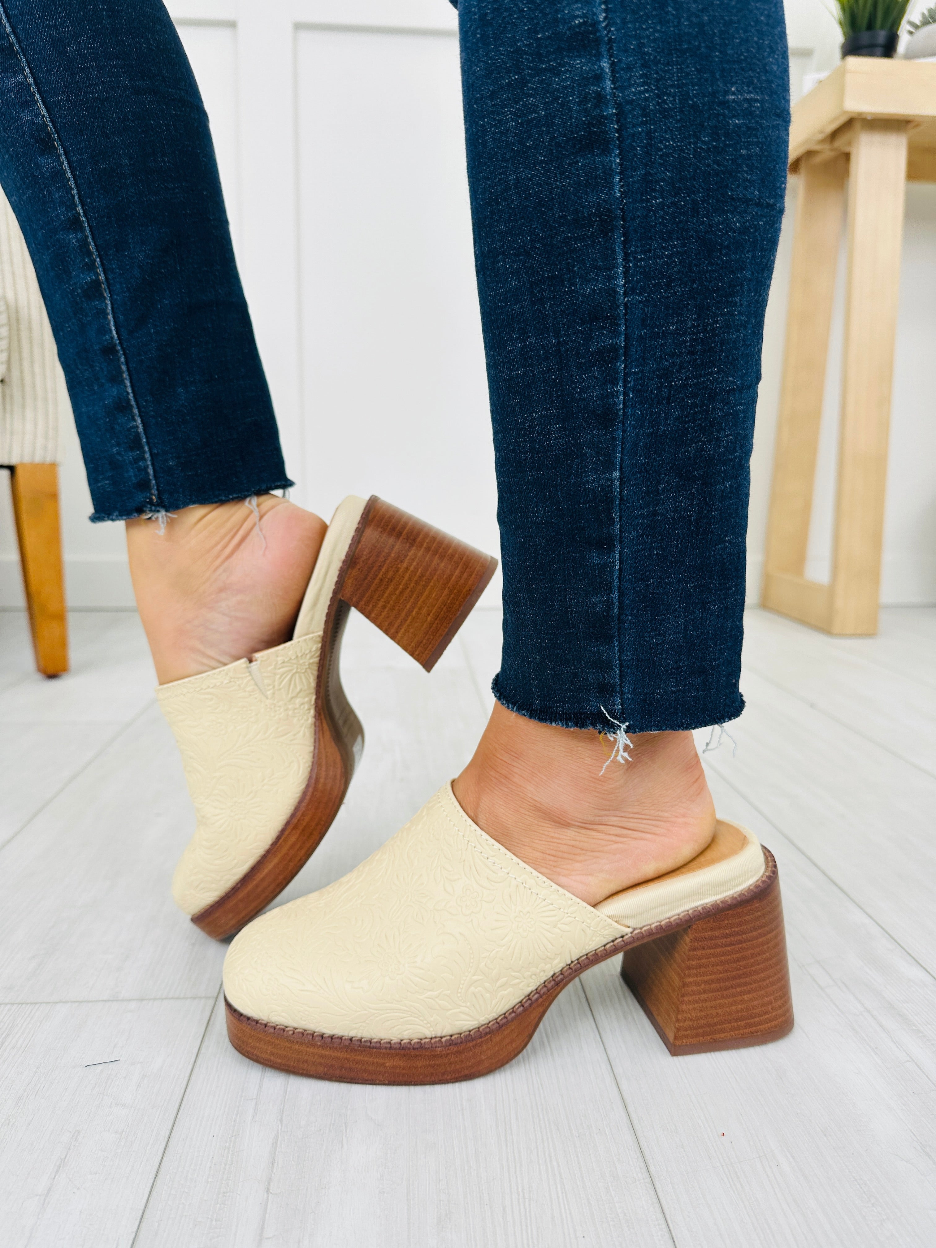 Step Into Forever Clogs in Ivory