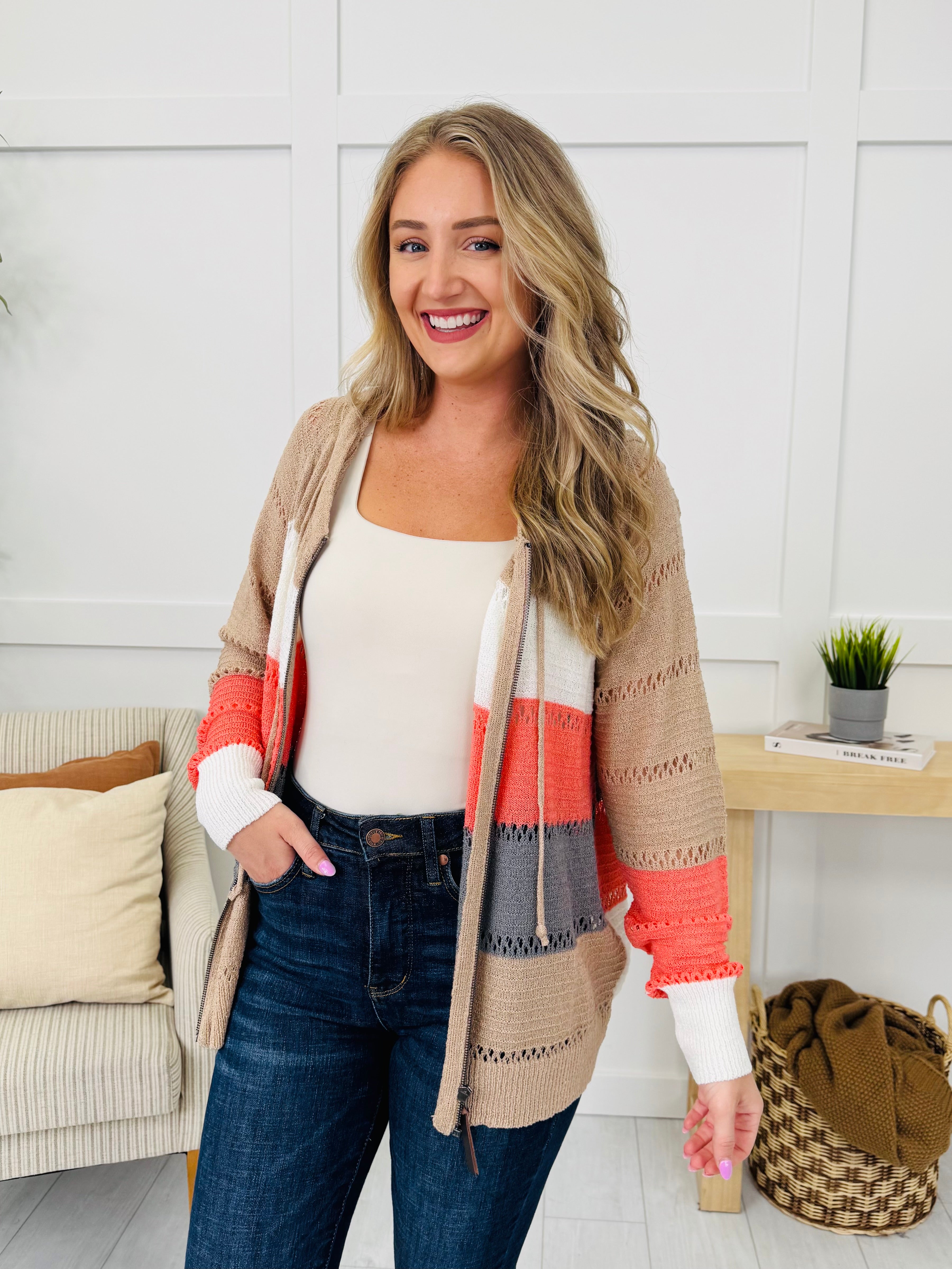 Stripe Things Up Jacket