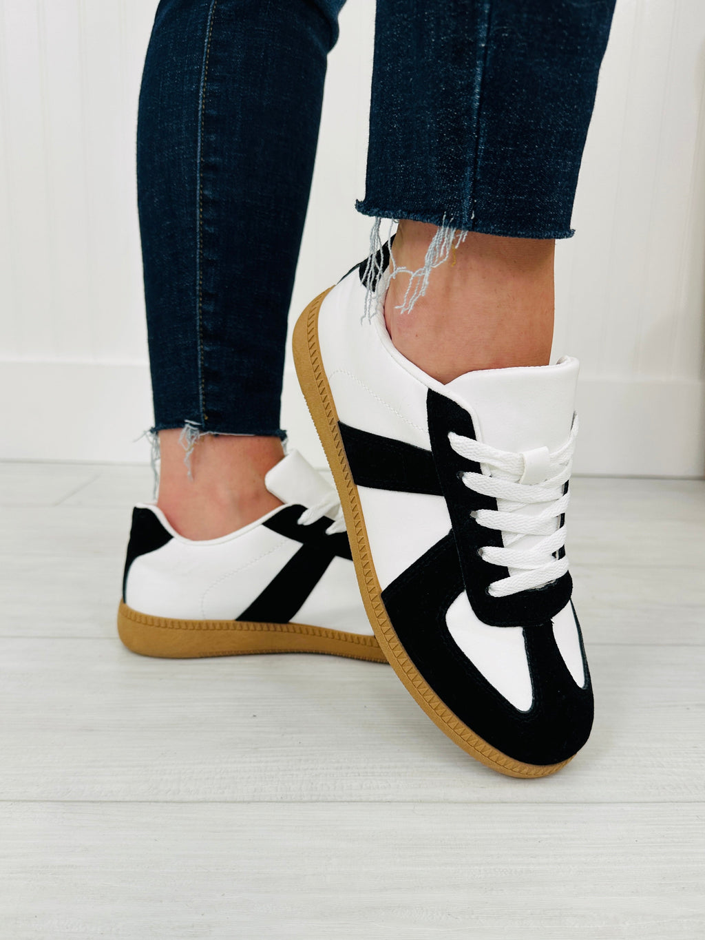 Throwback Track Sneakers