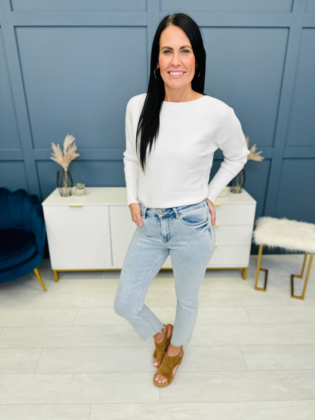 Lovervet REG/CURVY Slim Chance Slim Straight Leg Jeans