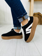 Breathe The Beat Sneakers in Black/White