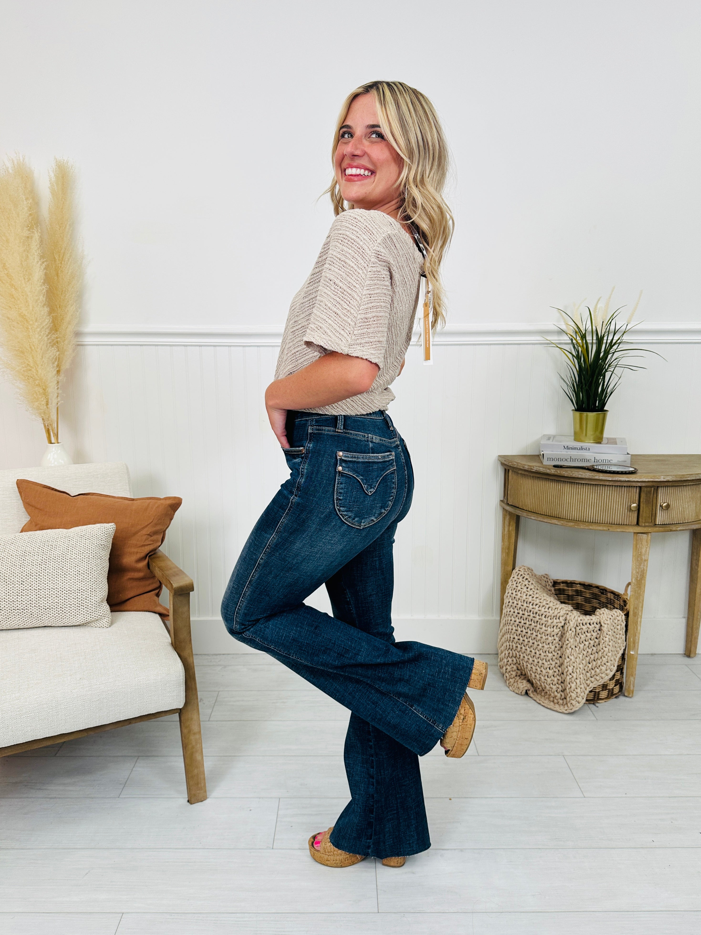 Judy Blue Trifecta Flare Tummy Control Butt Lifting Flare Jeans