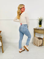 Can't Forget You Tummy Control Straight Jeans