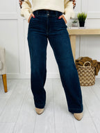 Judy Blue Double Time Wide Leg Jeans