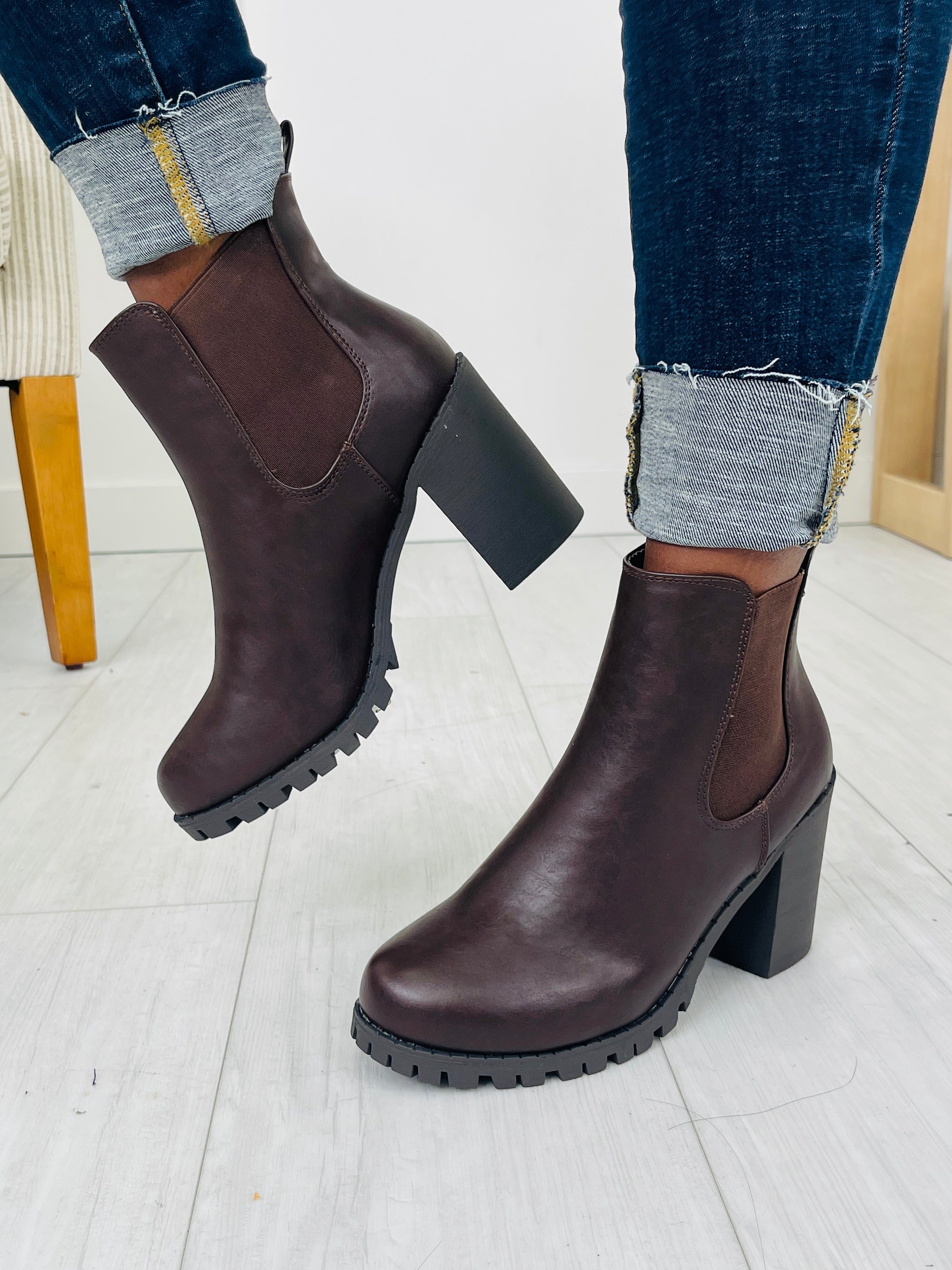 Grounded Goals Booties in Brown