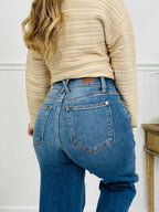 Judy Blue REG/CURVY Double Trouble Wide Leg Jeans