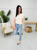 One Step Ahead Tummy Control Cropped Step Hem Jeans