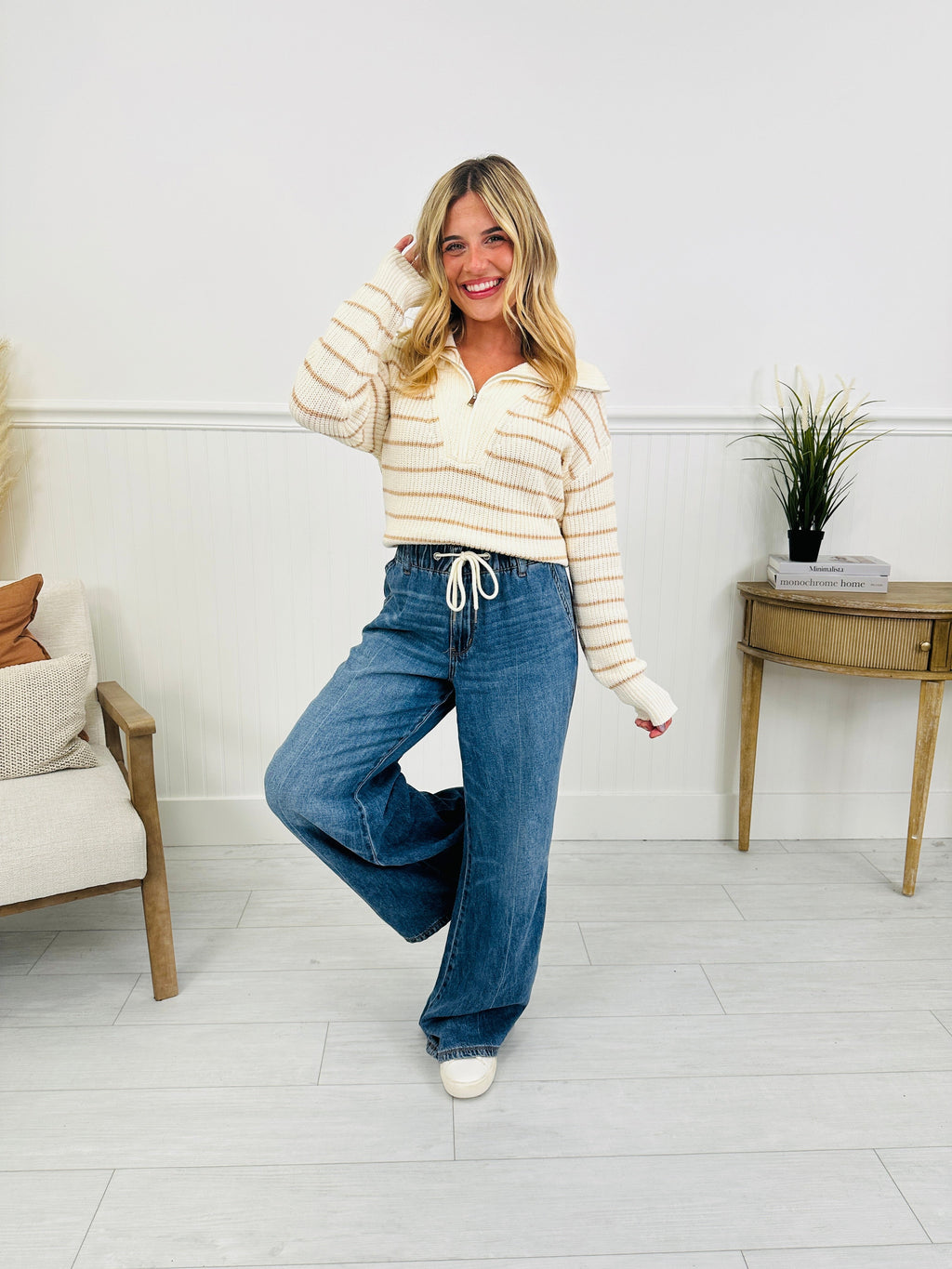 Judy Blue Easy Does It Featherweight Palazzo Jeans