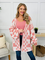 The Final Checkpoint Cardigan in Mauve Combo