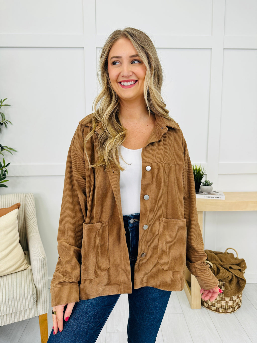 Easy As Sunday Shacket- Multiple Colors!