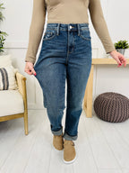 Judy Blue Straight to Style Rigid Magic Straight Leg Jeans