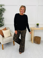 Judy Blue Walk On The Wild Side Retro Wide Leg Leopard Jeans