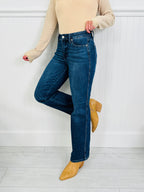 Judy Blue Be In Control Tummy Control Straight Jeans in Regular and Petite