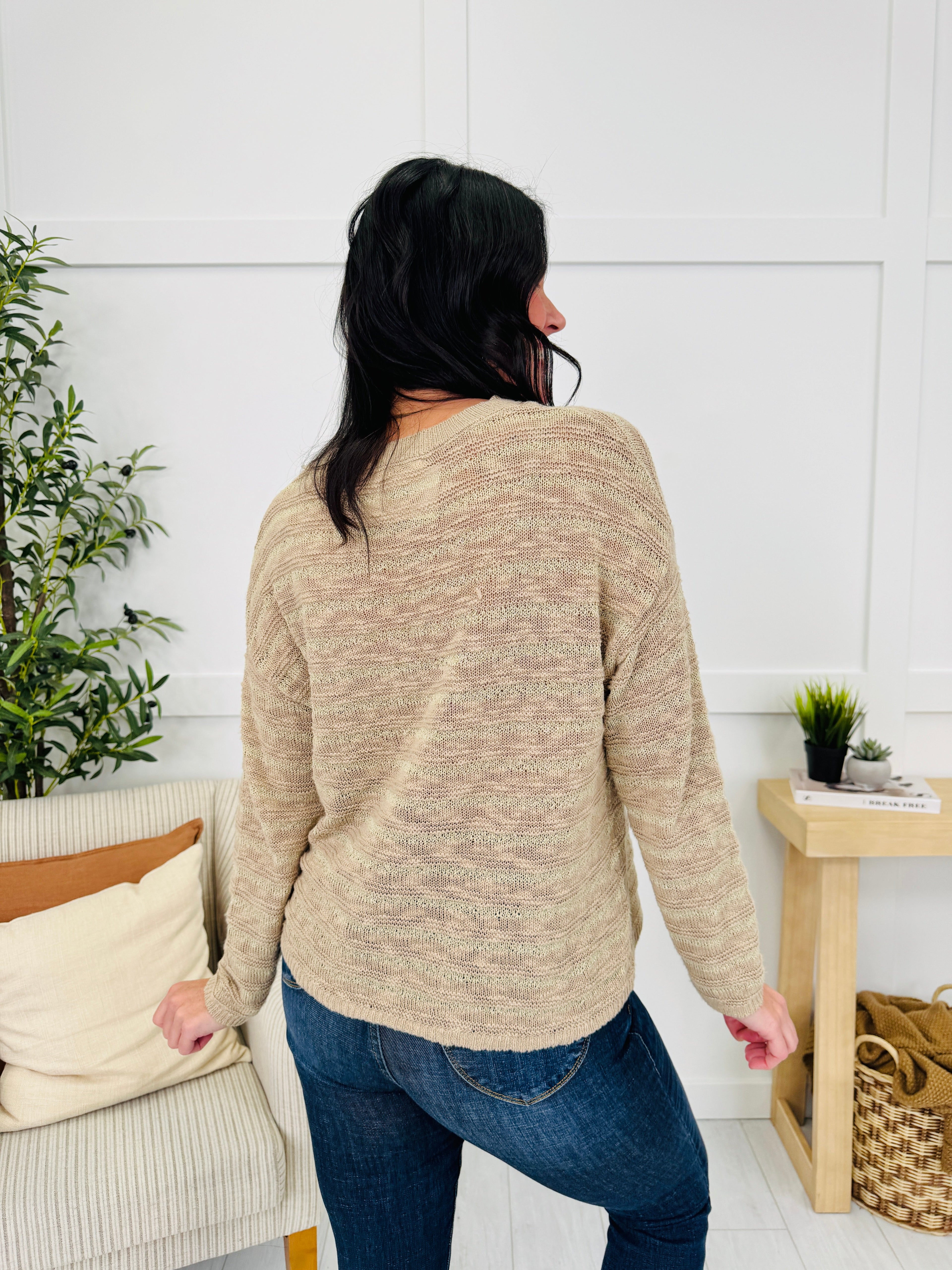 Amber Afternoon Sweater in Taupe