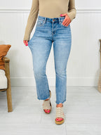 Kick Back And Relax Kick Flare Cropped Jeans