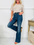 Judy Blue Trifecta Flare Tummy Control Butt Lifting Flare Jeans