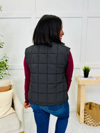 Puffed To Perfection Vest In Black
