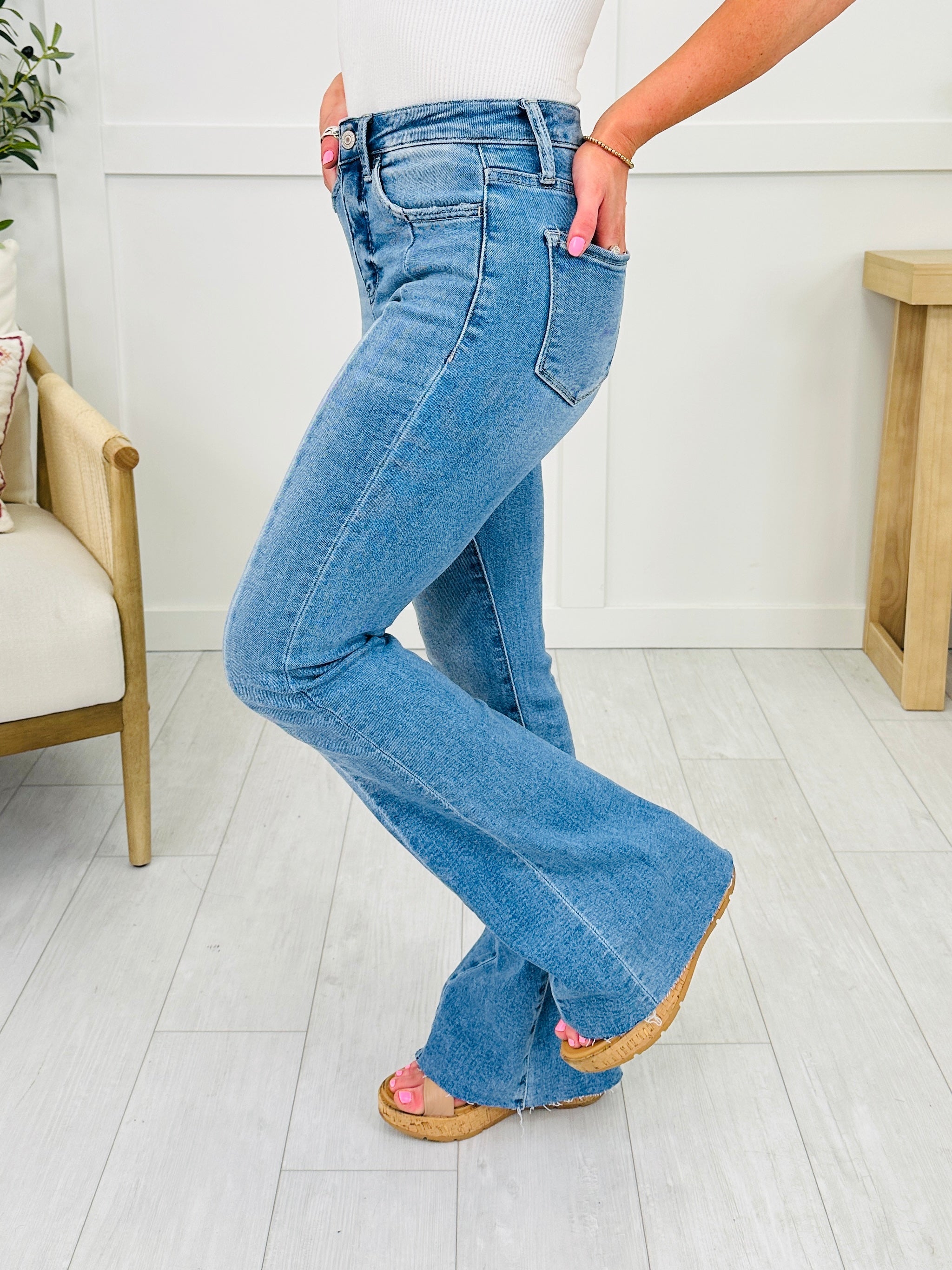 Long and Lean MOCO Exclusive Tummy Control Flare Jeans