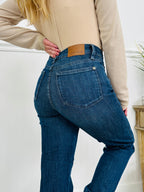 Judy Blue Be In Control Tummy Control Straight Jeans in Regular and Petite