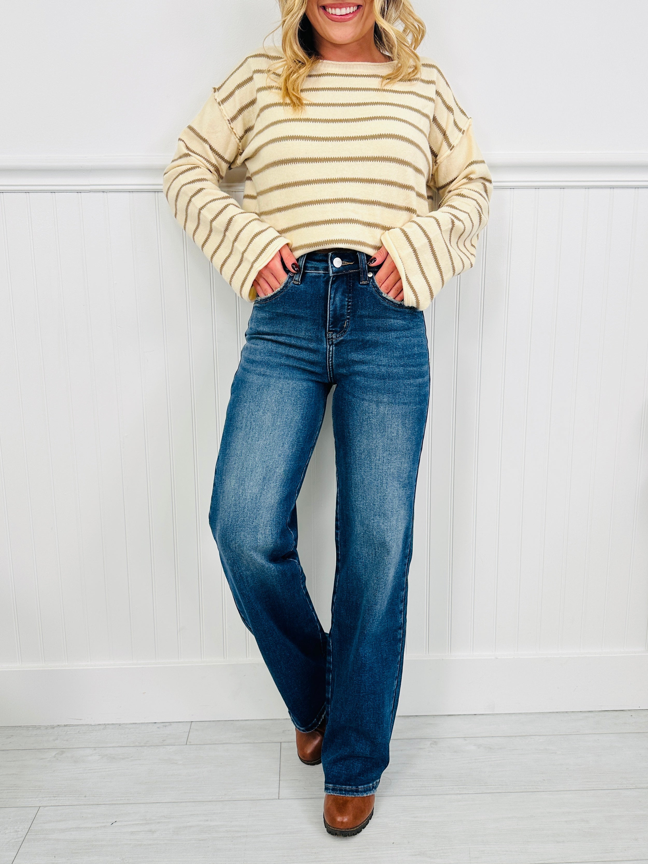 All About You Straight Leg Tummy Control Jeans in Three Inseams