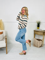 Time To Unwind Cropped Slim Fit Wide Leg Jeans