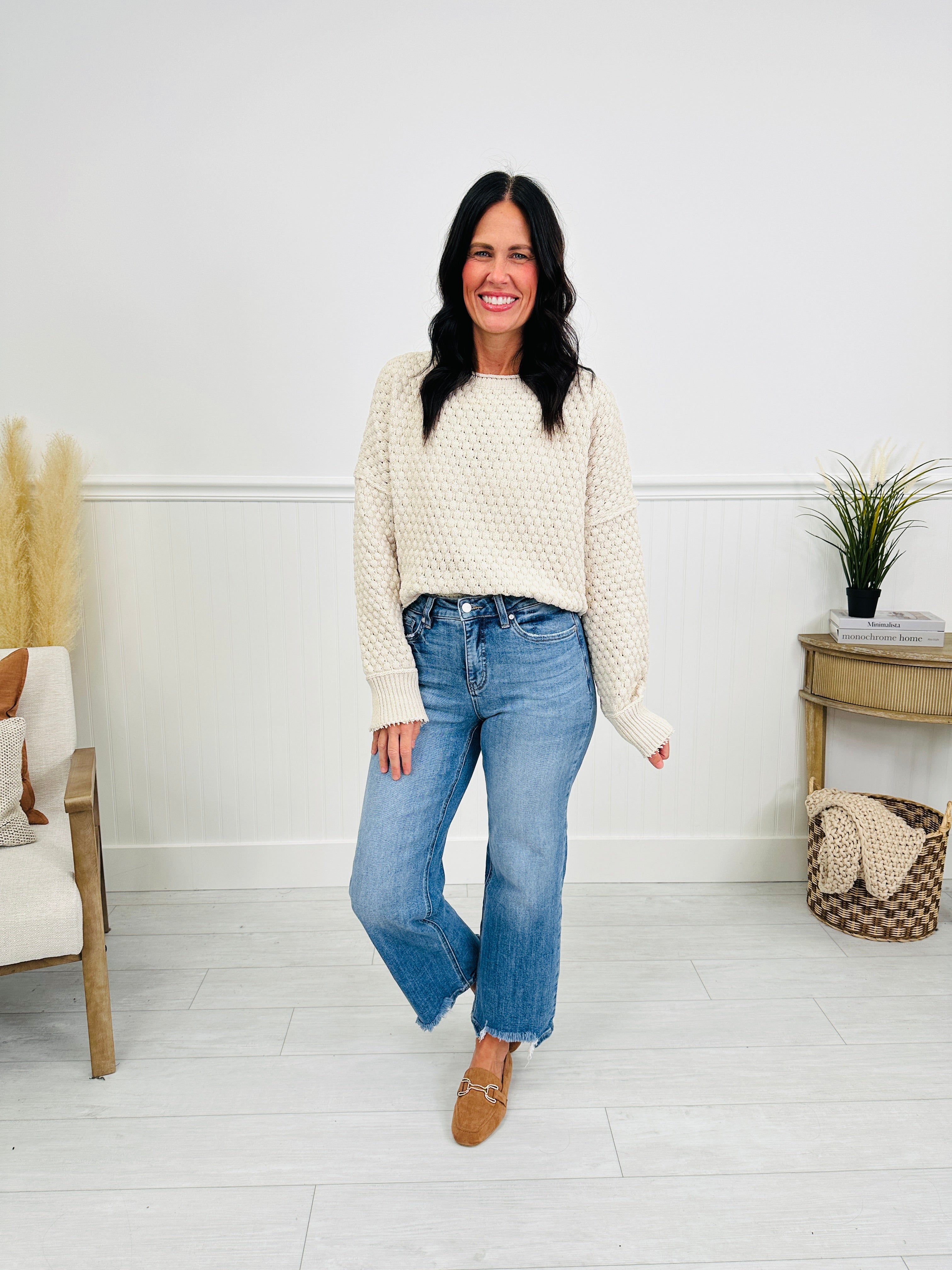 Fashionably Late Straight Tummy Control Jeans