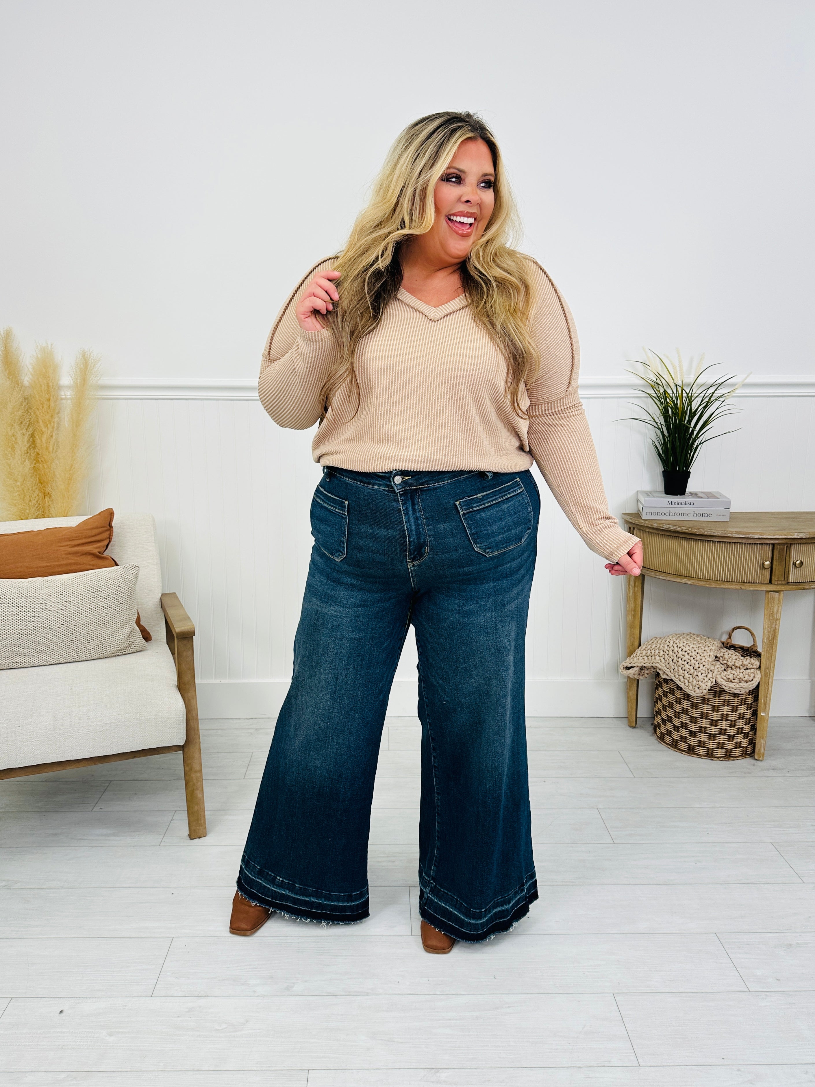 Judy Blue Perfectly Palazzo Wide Leg Jeans