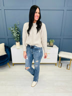 Judy Blue REG/CURVY Get Something Straight Mid Rise Jeans