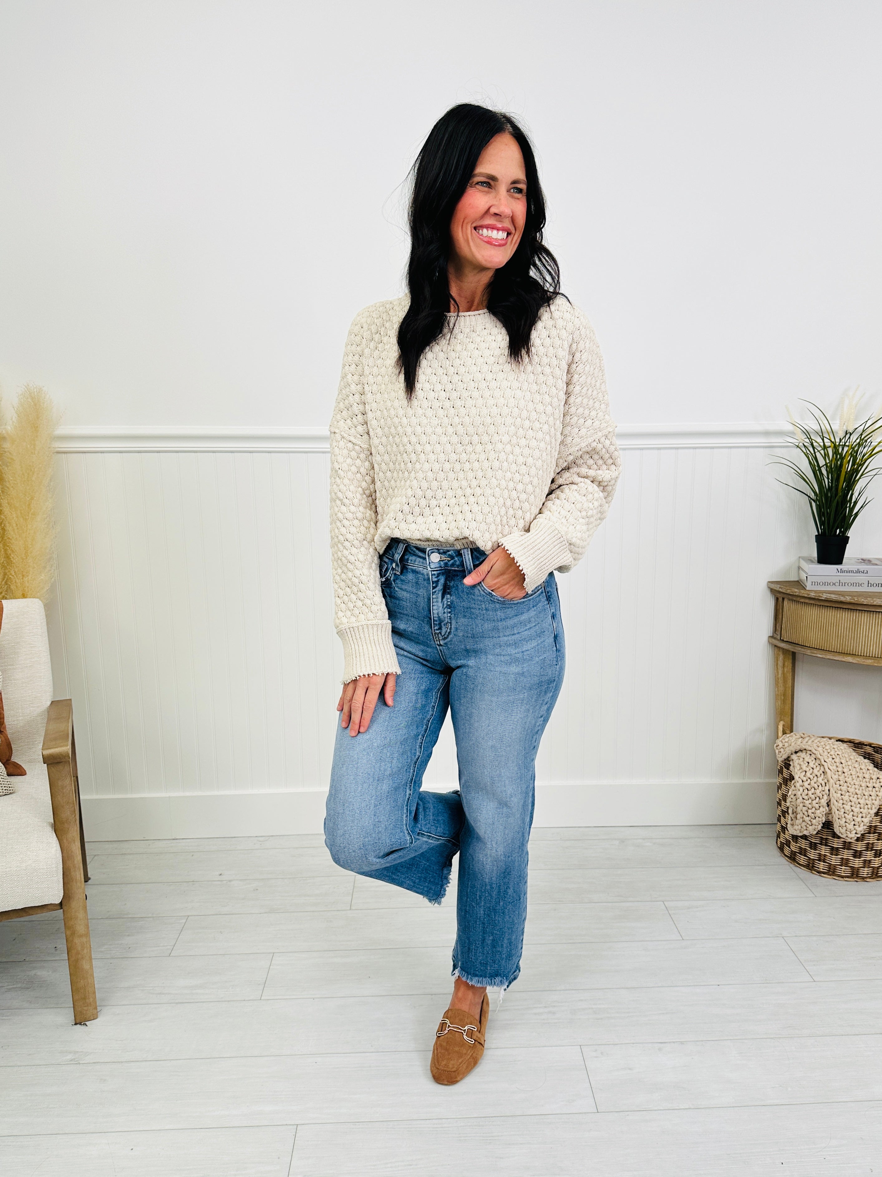 Fashionably Late Straight Tummy Control Jeans